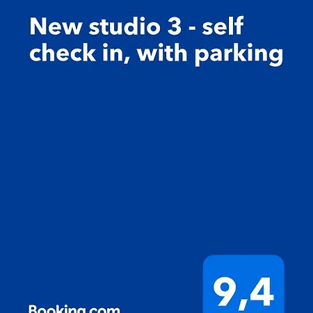 New Studio 3 - Self Check In With Parking Included Apartamento